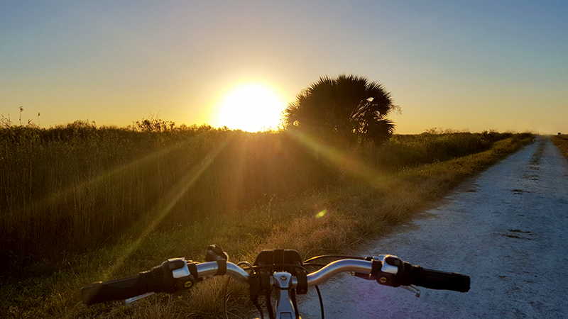 bike-trail-sunset